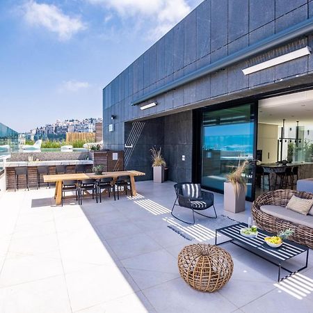 Serene - Infinity Cview Pool - 4 Bedrooms Luxury Penthouse Хайфа Екстер'єр фото
